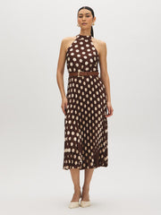 Polka Dot Halter Dress