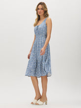 Printed Tiered Midi Dress