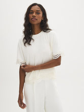 Lace Insert Dolman Sleeve Top