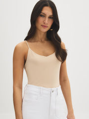 Double Layer Spaghetti Strap Cami