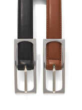 Reversible Faux Leather Belt