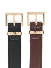 2-Pack Faux Leather Belt Set