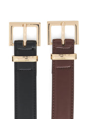 2-Pack Faux Leather Belt Set