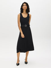 Belted Panelled Skirt