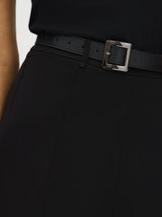 Belted Panelled Skirt