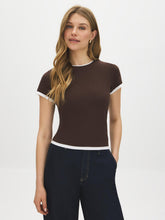Layered Crew Neck Jersey Top