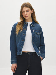 Drop Shoulder Denim Jacket