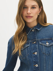 Drop Shoulder Denim Jacket