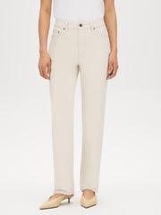 Straight Leg Mid-Rise Jeans
