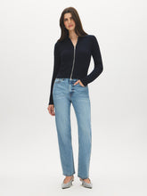 Straight Leg Denim Pants