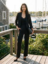 Striped Straight-Leg Trousers