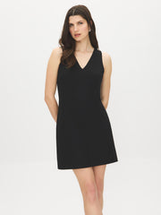 V-Neck Sleeveless Knit Dress