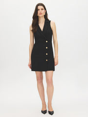 Sleeveless Blazer Dress