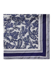 Paisley Print Silk-Like Scarf
