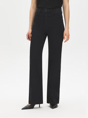 Black Wash Straight Leg Denim
