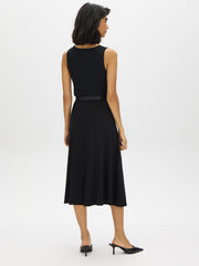 Belted Panelled Skirt