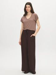 Melange Dolman Sleeve T-Shirt