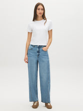 Barrel Wide-Leg Denim Pant