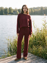Cloud Fleece Wide-Leg Pants