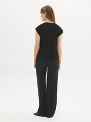 Tie-Front Dolman Sleeve Blouse