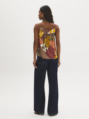 Patchwork Print Tank Top