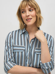 Striped Utility Blouse