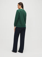 Quilted Tunic Sweatshirt