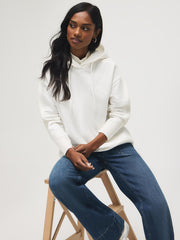 Cotton-Blend Fleece Hoodie