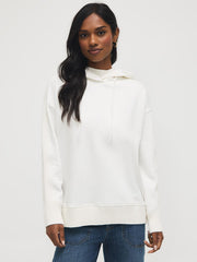 Cotton-Blend Fleece Hoodie