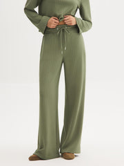 Wide-Leg Cloud Fleece Pants