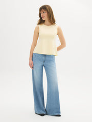 Sleeveless Peplum Top