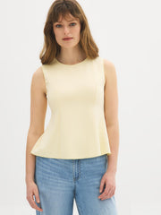 Sleeveless Peplum Top