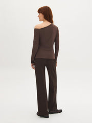 Asymmetrical Off-Shoulder Top