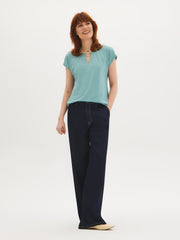 Dolman Sleeve Keyhole Top