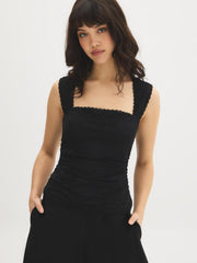 Sleeveless Lace Top