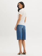 Lace Johnny Collar Top