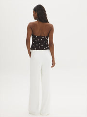 Polka Dot Halter Neck Top