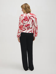 Floral V-Neck Top