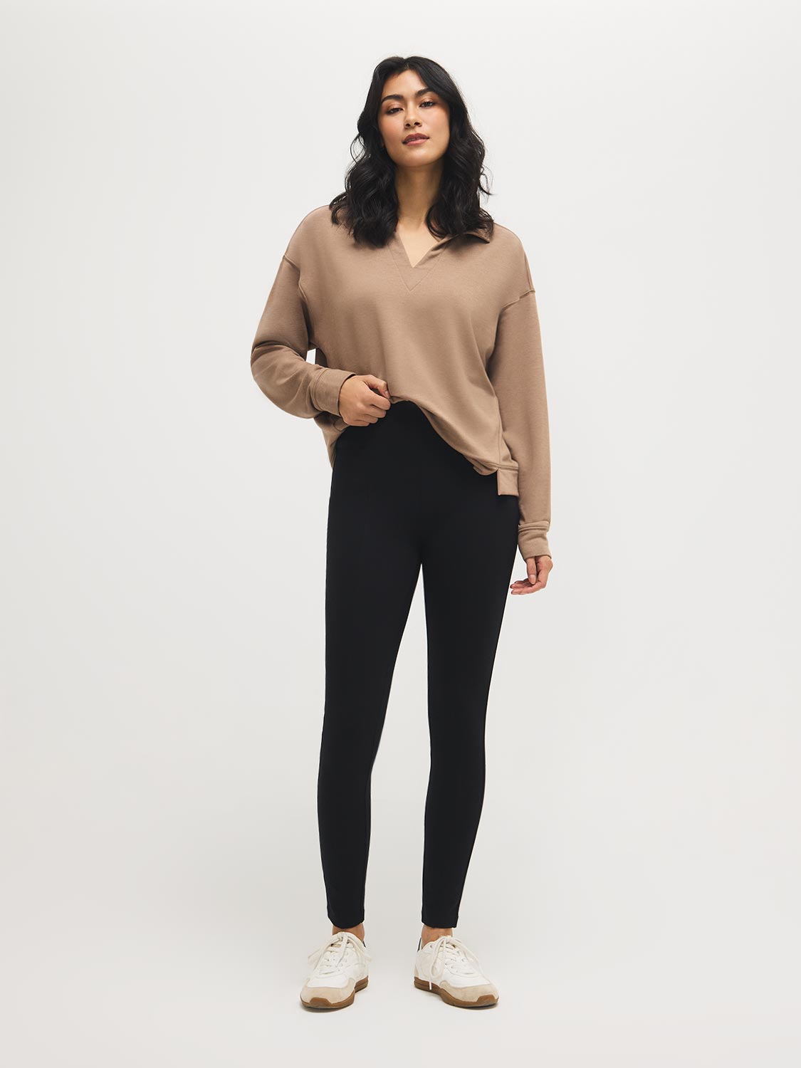 Front Seam Skinny Leg Pants