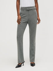 Jacquard Flare Leg Pants