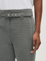 Jacquard Flare Leg Pants