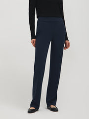 Straight Leg Crepe Pants