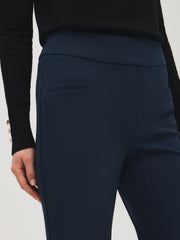 Straight Leg Crepe Pants