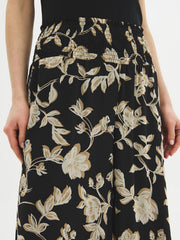 Printed Chiffon Palazzo Pants