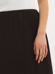 Pleated Chiffon Skirt
