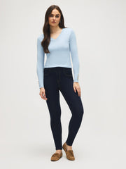 Cotton-Blend Stretch Skinny Jeans