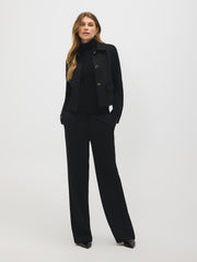 Cropped Twill Blazer