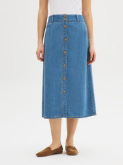 A-Line Denim Skirt