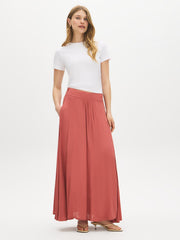 Crinkle Maxi Skirt