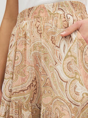Paisley Crochet Detail Skirt